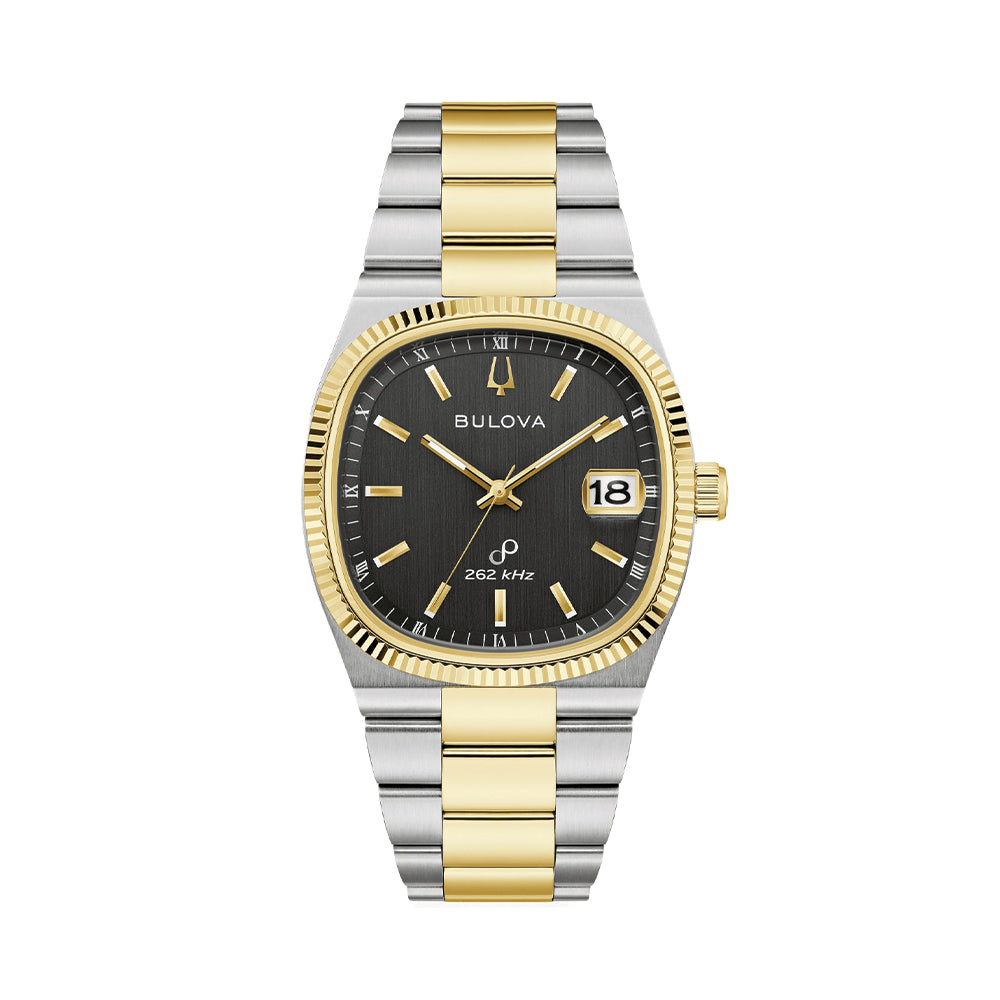 Super Seville High Precision Quartz Two-Tone 37.5mm - Black on Bracelet