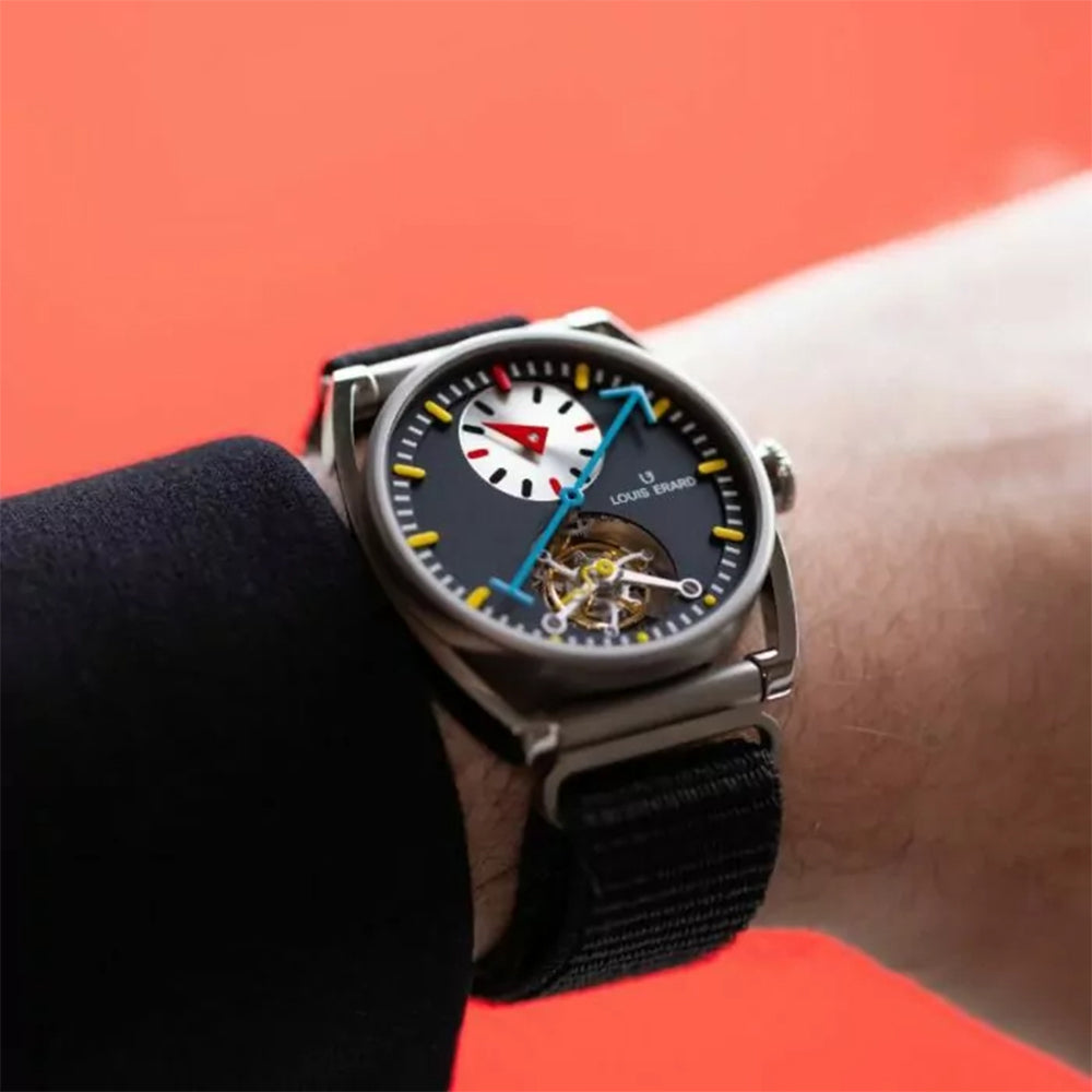 Excellence Le Régulateur Tourbillon Louis Erard x Alain Silberstein Black