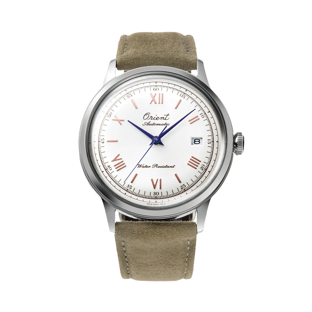 Limited Edition Bambino Version 2 40.5mm - White on Leather Strap