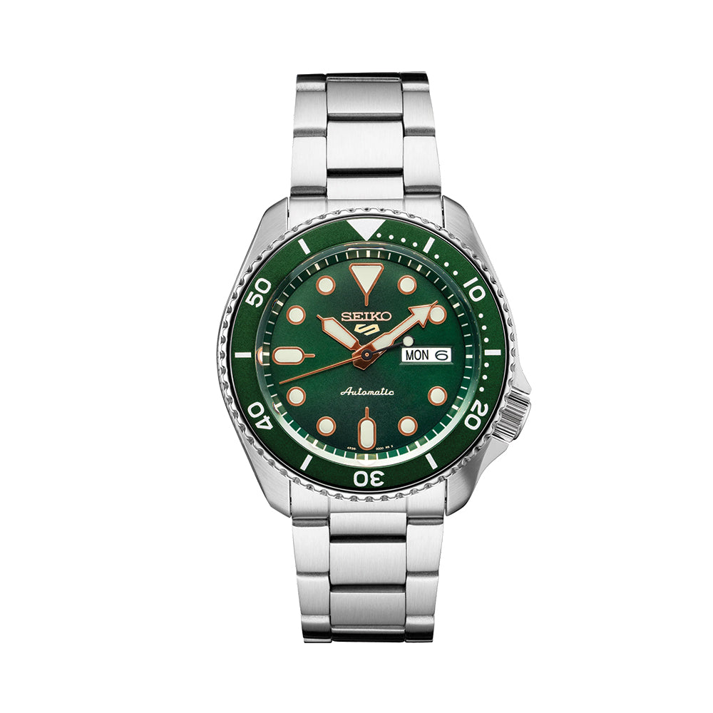 SRPD63 5 Sports 42.5mm - Green on Bracelet