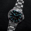 Aquis Date 2024 41.5mm - Black on Bracelet