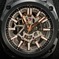 Essence Ceramica Skeleton COSC 41mm - Black and Gold-Tone on Bracelet