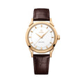 Seamaster Heritage Milano Cortina 2026 Moonshine‚Ñ¢ Gold 37mm - White on Leather Strap
