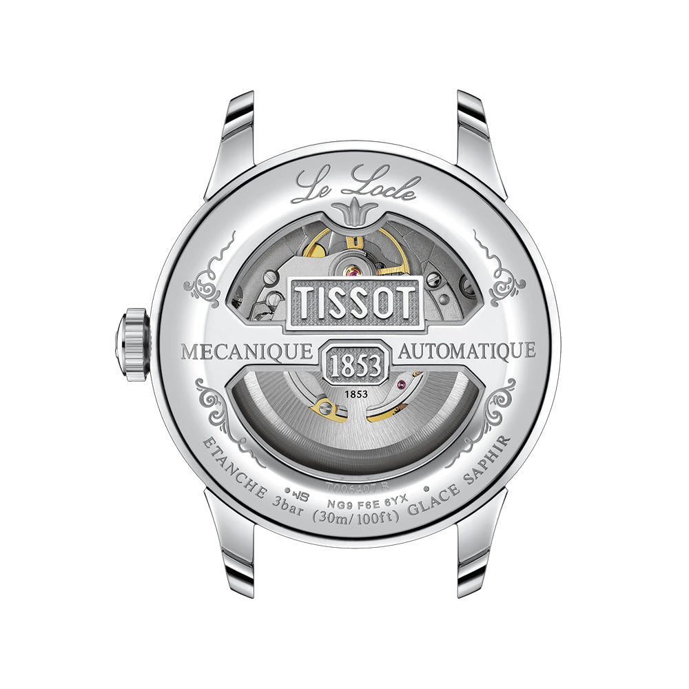 Le Locle Powermatic 80 39.3mm - Black on Leather Strap