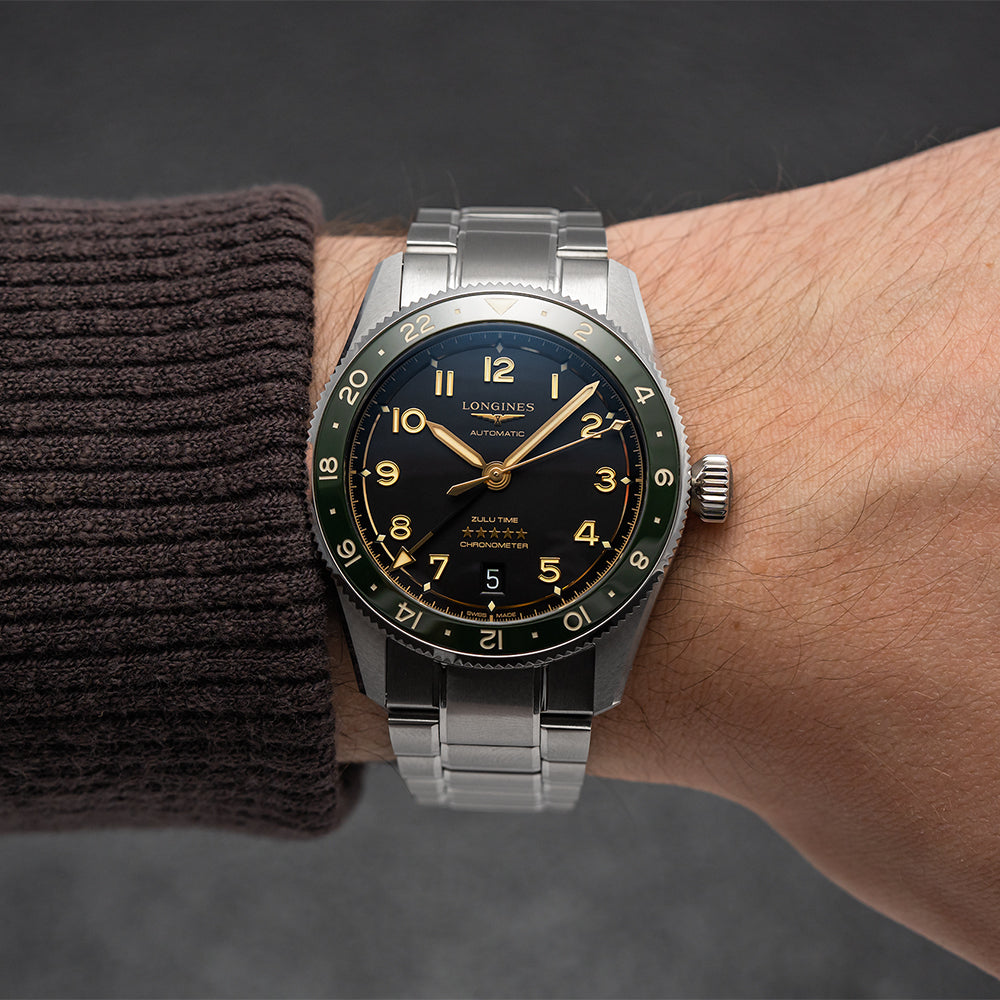 Spirit Zulu Time 39mm - Green on Bracelet