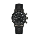 American Classic Intra-Matic Auto Chrono PVD 40mm - Black on Leather Strap