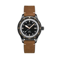 DS PH200M PVD 42.8mm - Black on Leather Strap