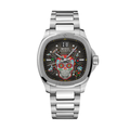 Día de los Muertos TV Big Date 40mm - Grey on Bracelet w/ Two Additional Straps