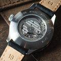 Pilot Watch Basic Palermo Automatic 39mm - Black/Orange on Leather Strap