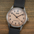 Heritage 1938 COSC 39mm - Salmon on Leather Strap