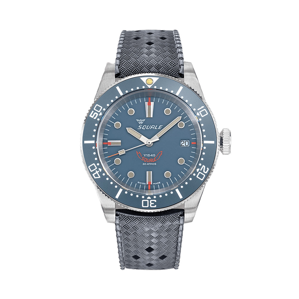 1545 Steel 40mm - Grey on Rubber Strap