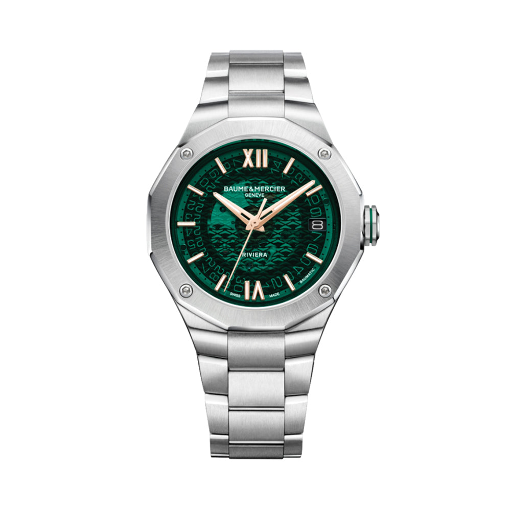 Riviera 10770 Baumatic 39mm - Green on Bracelet