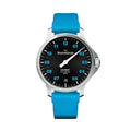 Unomat Automatic 43mm - Black on Blue Rubber Strap