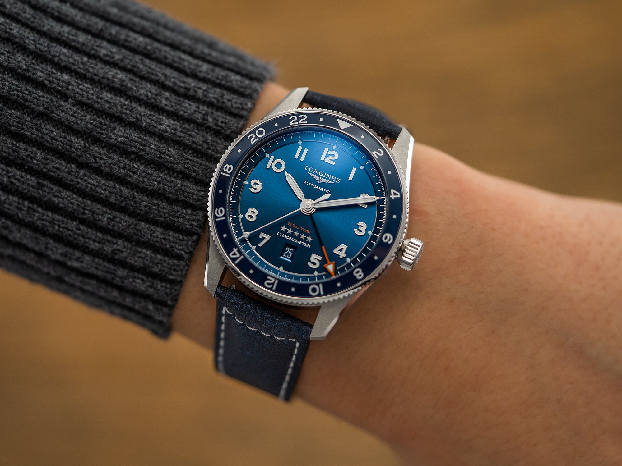 Spirit Zulu Time Blue Dial on Bracelet