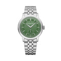 Millesime Men's Automatic Small Seconds Sector Dial 39.5mm - Green on Bracelet