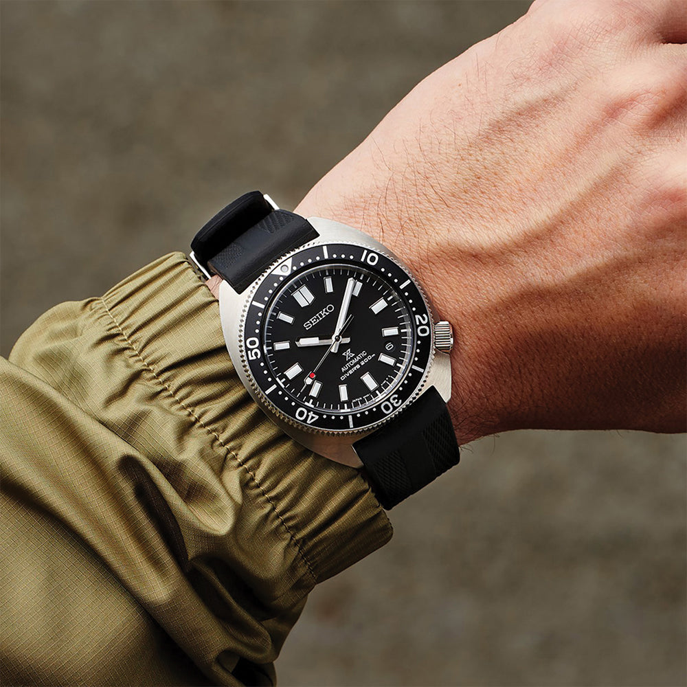 SPB317 Prospex Automatic Diver 41mm - Black on Rubber Strap