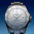 DS Action Diver "New DS Concept Extreme Shock Resistance" 40.5mm - White on Bracelet