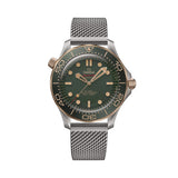 Seamaster Diver 300M Titanium and Bronze Gold 42mm - Green on Bracelet