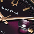 Classic Surveyor Automatic Rose Gold 39mm - Aubergine Purple on Bracelet