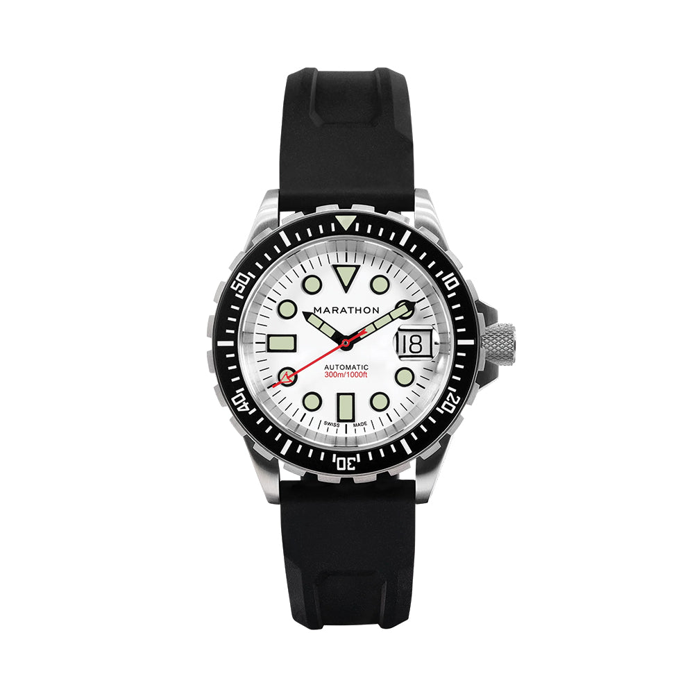 OSAR-D Type I Automatic Arctic Edition 41mm - White on Rubber Strap
