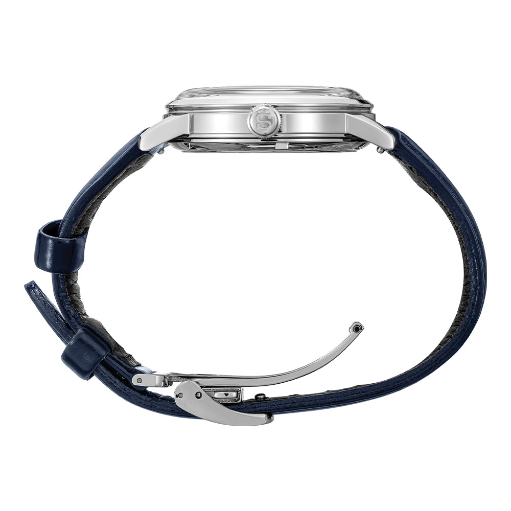 SRPE43 Presage Cocktail Time Automatic 38.5mm - Blue on Leather Strap