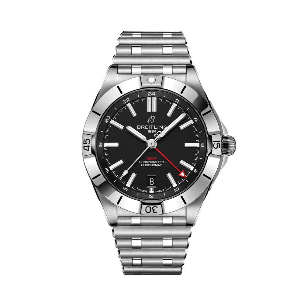 Chronomat Automatic GMT 40mm - Black on Bracelet