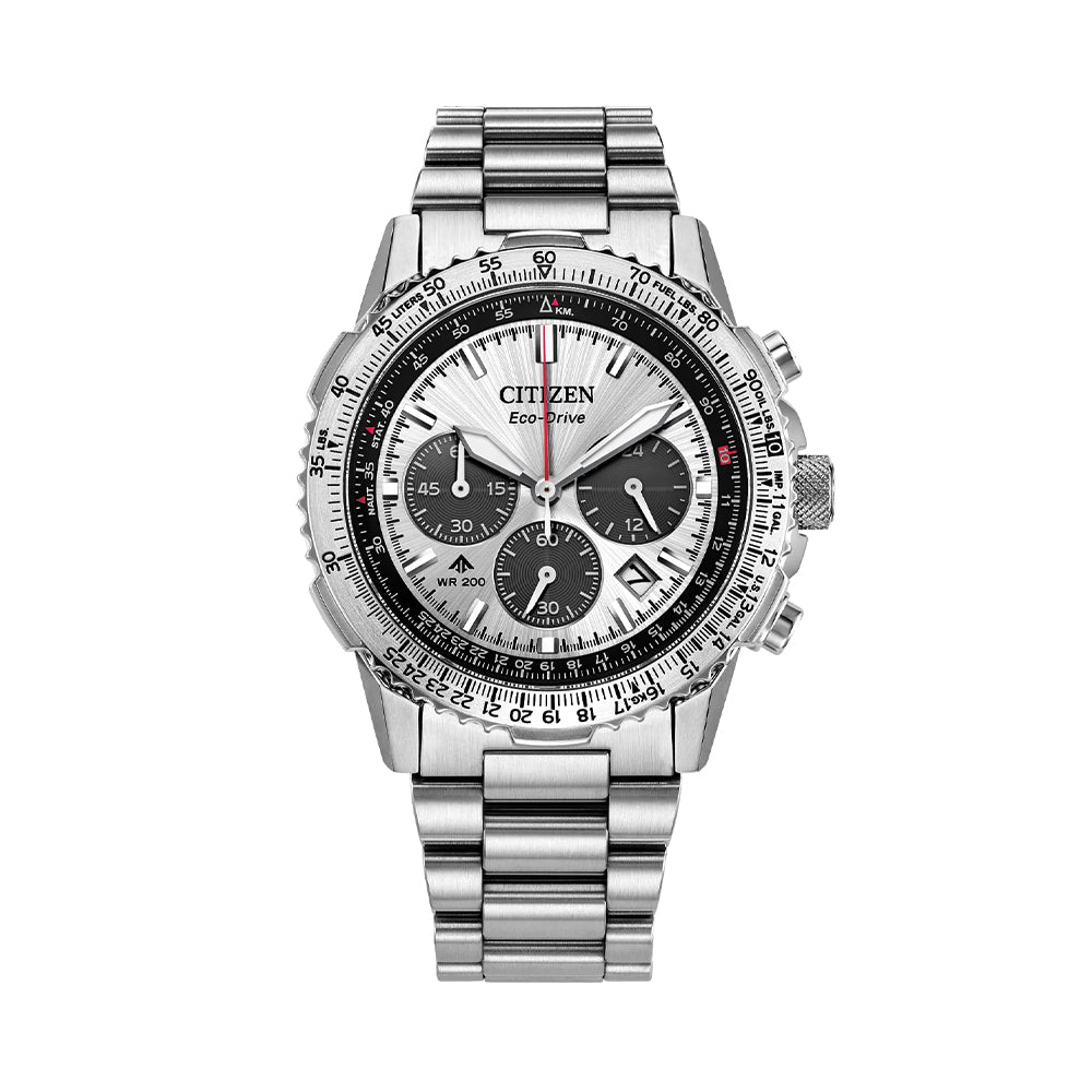 Promaster Navihawk Eco-Drive 40mm - Silver on Bracelet