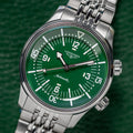 Legend Diver 39mm - Green on Bracelet