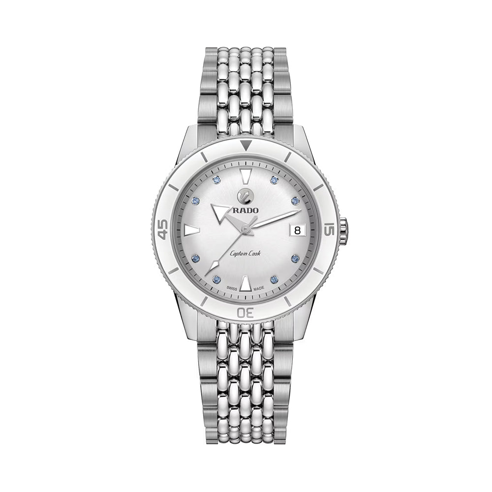 Captain Cook Automatic 37mm - White on Bracelet