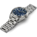 Khaki Field Titanium Auto 38mm - Blue on Bracelet