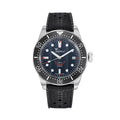 1545 Steel 40mm - Black on Rubber Strap