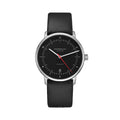 Naos Automatic 38mm - Black on Leather Strap