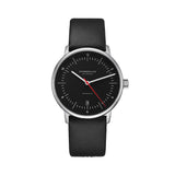 Naos Automatic 38mm - Black on Leather Strap