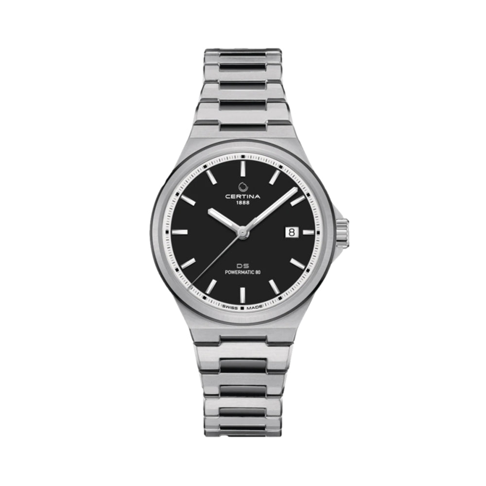 DS-7 Powermatic 80 39mm - Black on Bracelet