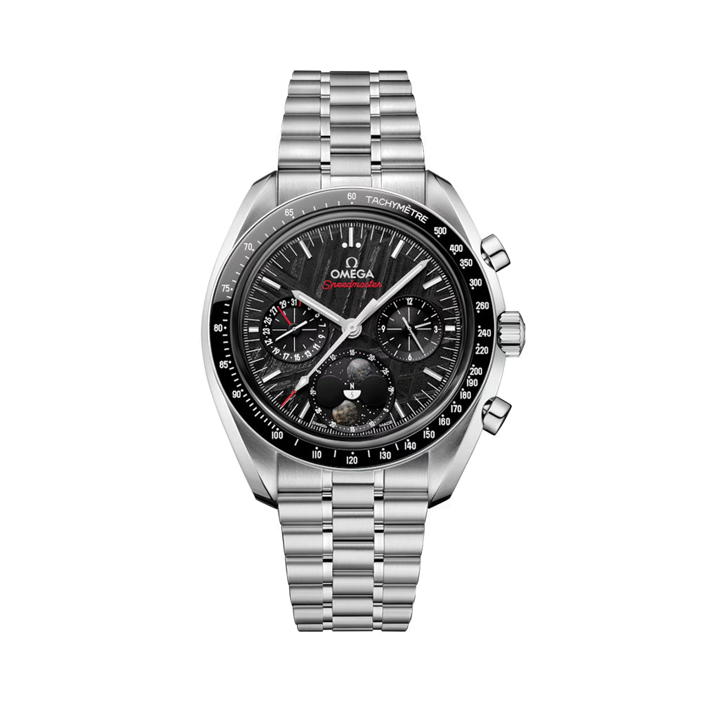 Speedmaster Moonphase Meteorite Co-Axial Master Chronometer 43mm - Black PVD Dial on Bracelet