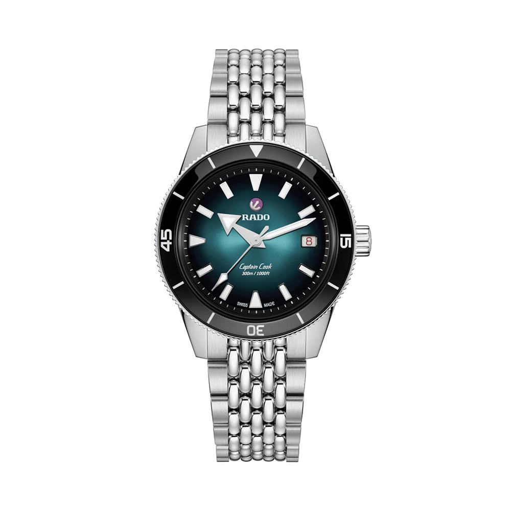Captain Cook Automatic 39mm - Turquoise on Bracelet