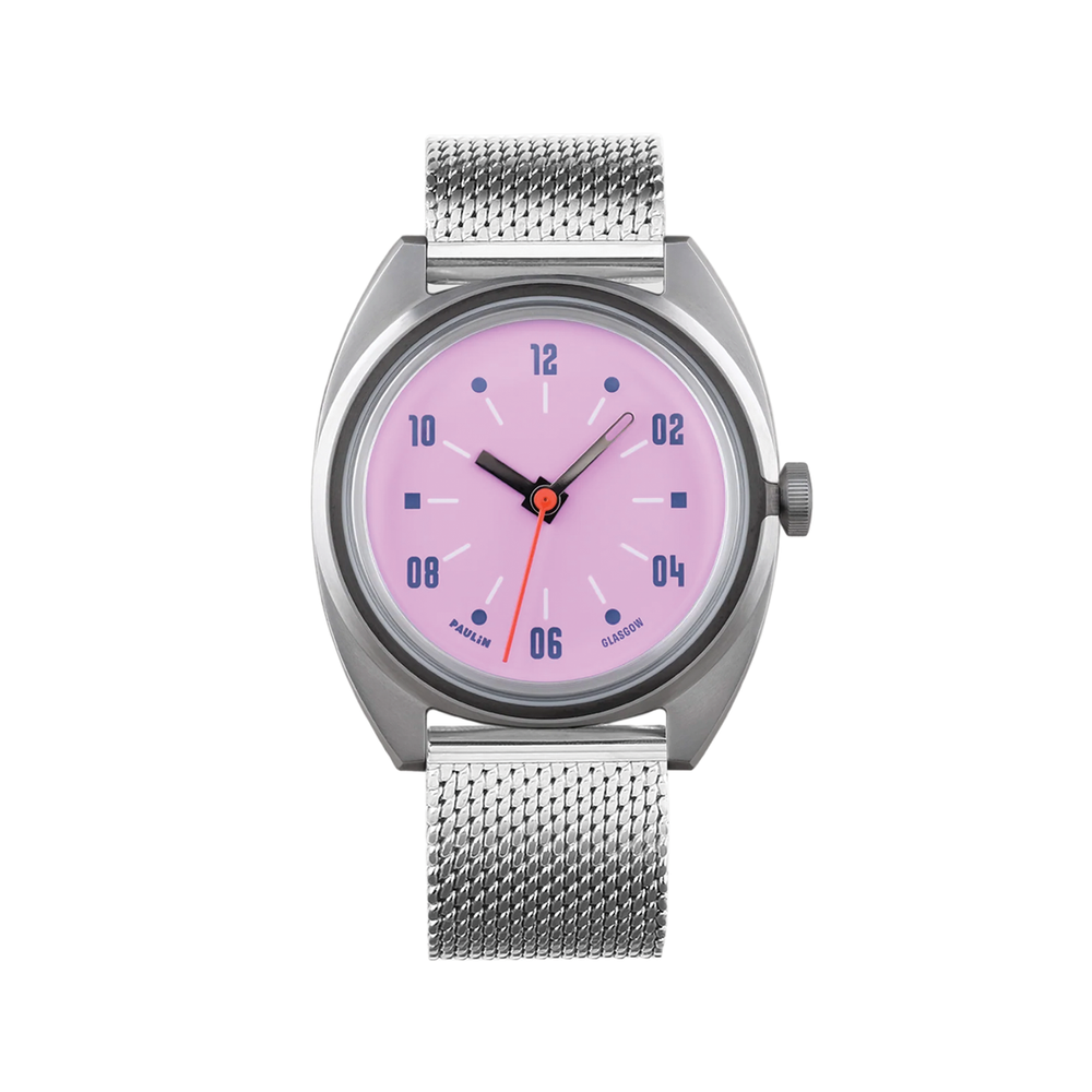 Modul C Auto 39mm - Pink on Bracelet