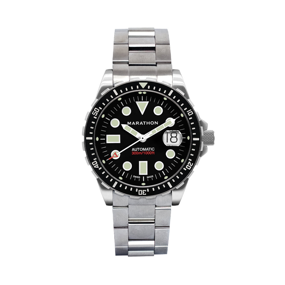 OSAR-D Type I Automatic with Date 46mm - Black on Bracelet