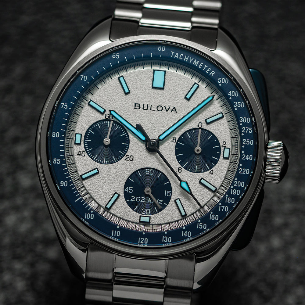 Lunar Pilot 43.5mm - Blue and Silver on Bracelet