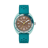 Snorkel Sea Turtle 41mm - Brown on Rubber Strap