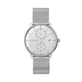 Max Bill Regulator 40mm - Silver on Bracelet