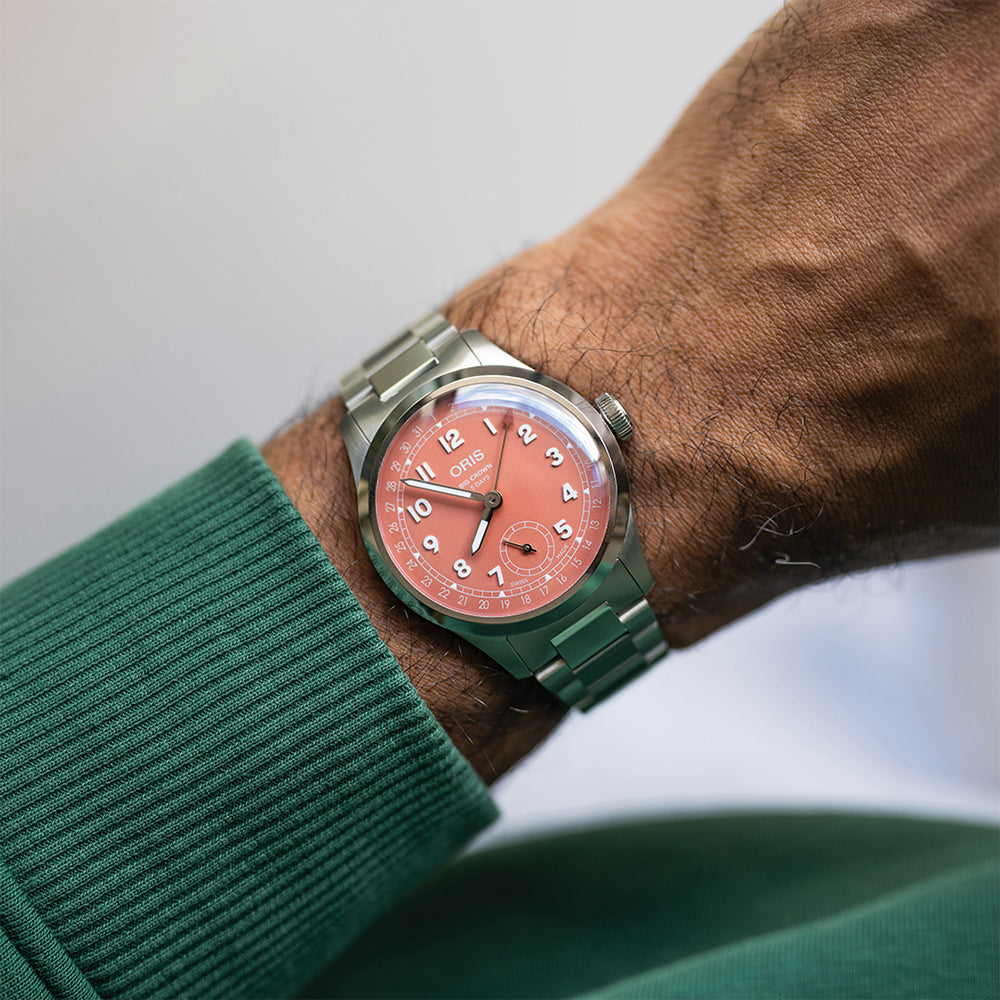 Big Crown Pointer Date Caliber 403 40mm - Terracotta Pink on Bracelet
