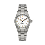 Khaki Field Quartz 38mm - White on Bracelet
