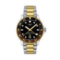 Seastar 1000 Quartz GMT Gold/Steel 40mm - Black on Bracelet