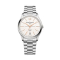 Clifton Round Baumatic 39mm - White on Bracelet
