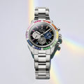 Chronomaster Sport Rainbow 41mm - Black on Bracelet