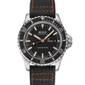 Ocean Star Tribute 40.5mm - Black on Bracelet w/ Additional Fabric Strap