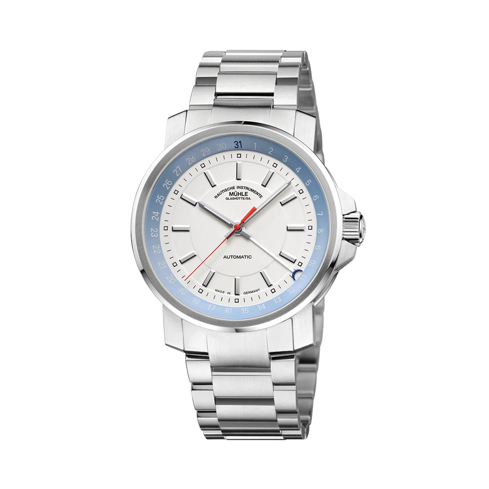 29er Big Pointer Date Automatic 42.4mm - White on Bracelet