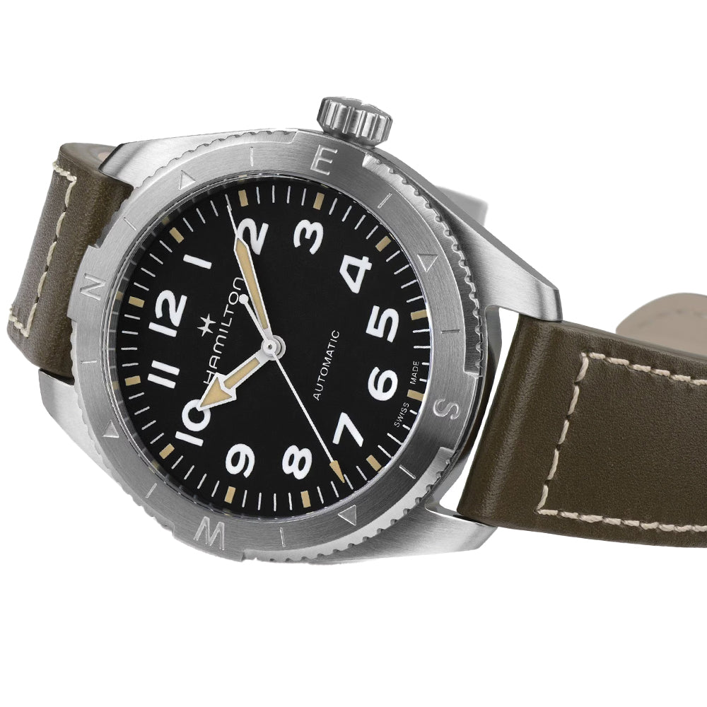 Khaki Expedition 41mm - Black on Strap