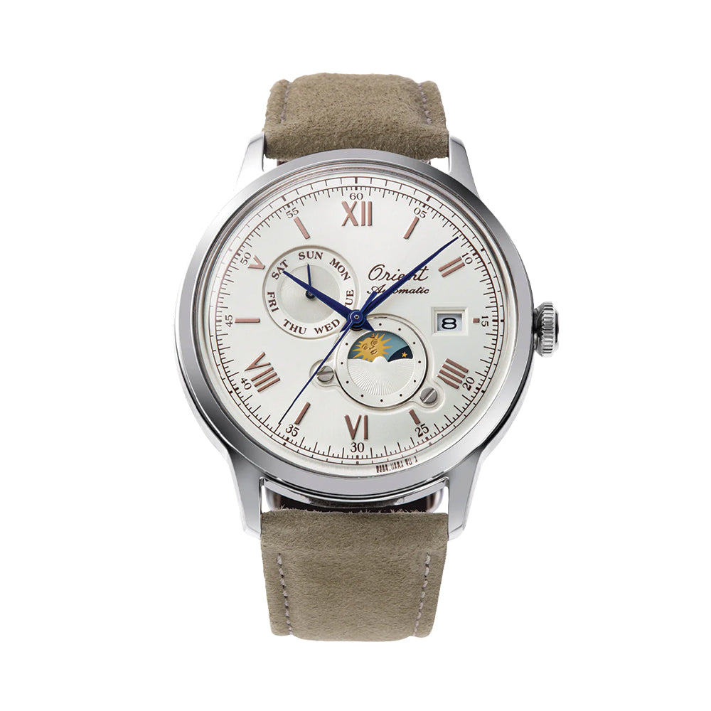 Limited Edition Bambino Version 9 41.5mm - White on Leather Strap w/ Extra Strap